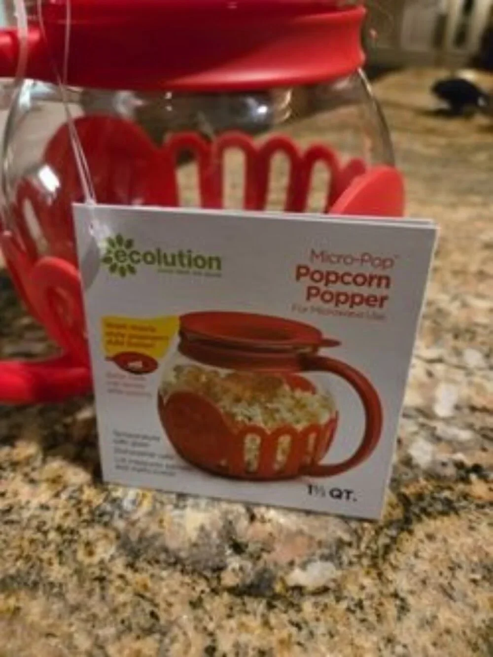 New micro-pop popcorn popper